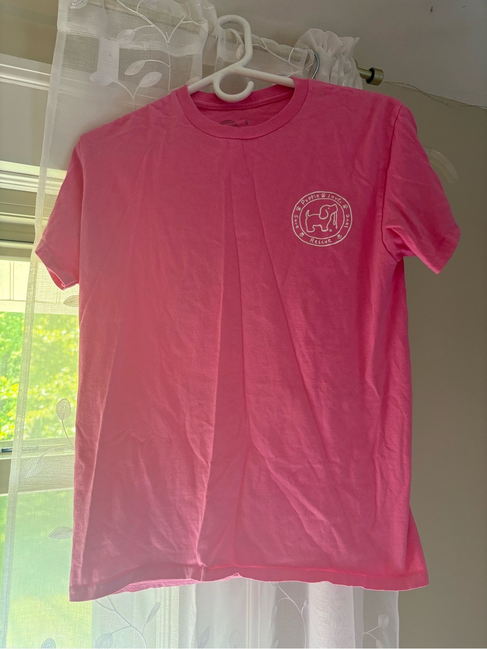 Pink Short-Sleeve Puppie Love t-shirt